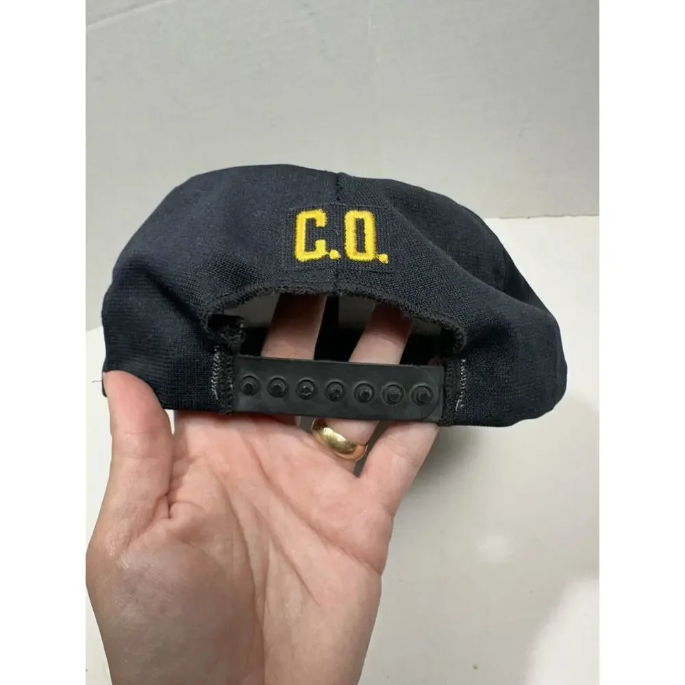 Vintage Snapback Hat USS WM. V. Pratt DDG-44 Black Made in USA‎ Baseball Cap